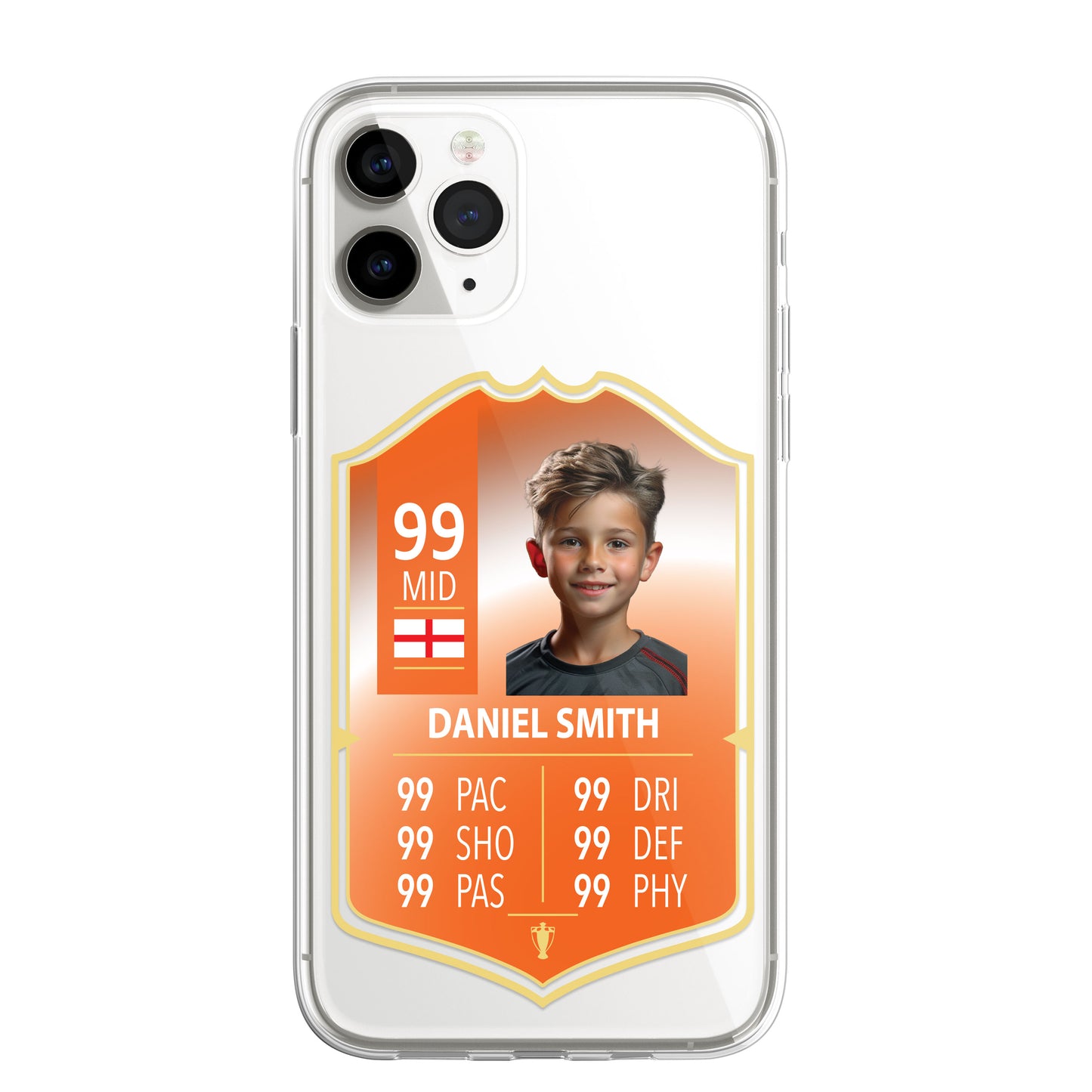 Personalised Phone Case Cover FIFA Card Style Football Gift TOTS Ultimate Team EA FC 24 Custom for iPhone 14 13 Pro Max Mini Plus