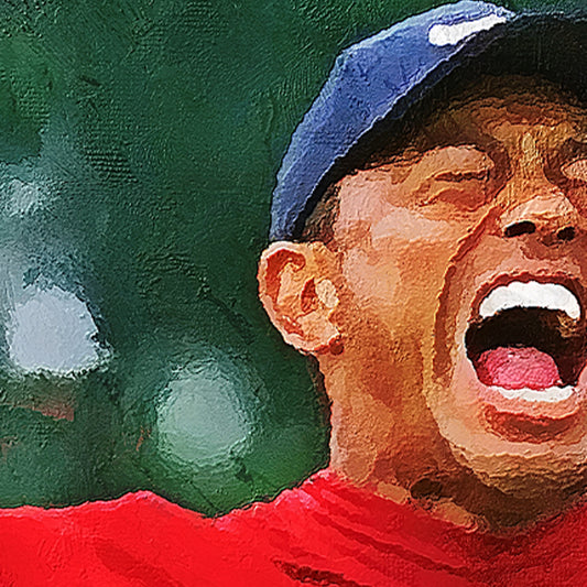 Tiger Woods 2019 US Masters Champion Augusta Framed & Mounted Print
