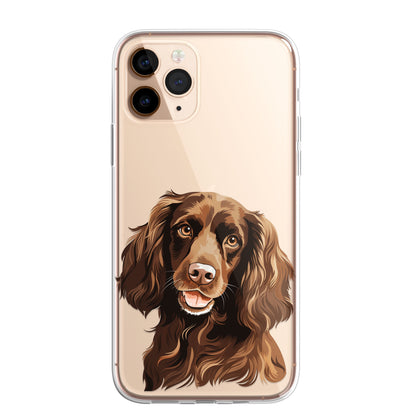 Personalised CLEAR Glitter Paint Candy Phone Cover Case For Samsung Galaxy S20+