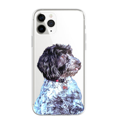 Doodle Cockapoo Dog Pet Phone Case Art CLEAR Cover Case for iPhone 14 13 12 Pro+